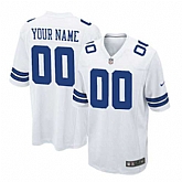Youth Nike Dallas Cowboys Customized White Team Color Stitched NFL Game Jersey,baseball caps,new era cap wholesale,wholesale hats